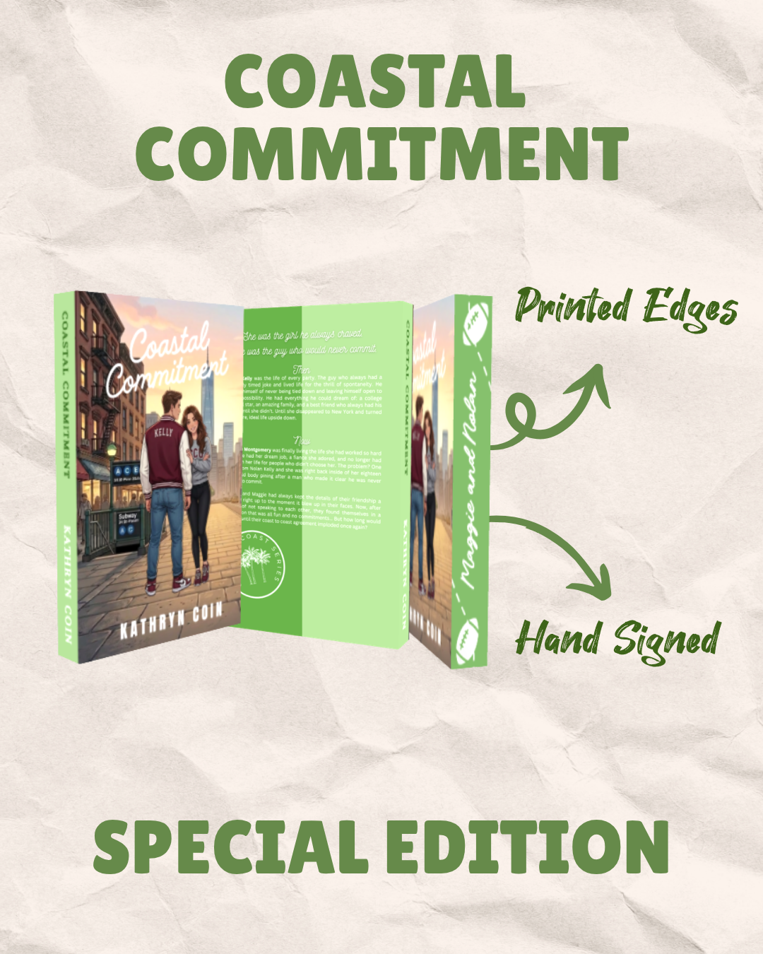 Coastal Commitment PRE ORDER  (Signed, Printed Edges, Character Cover)