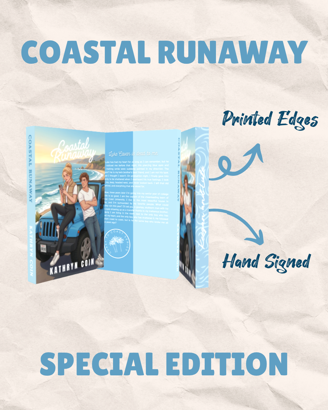 Coastal Runaway PRE ORDER (Signed, Printed Edges, Character Cover)